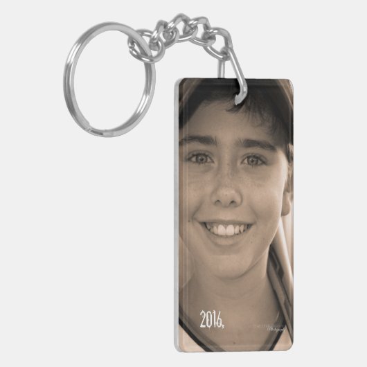 Porte-clés Porte - clé photo double face (Devant gauche)