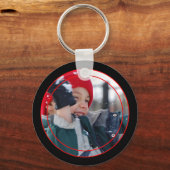 Porte-clés Porte - clé photo en ligne mince (Recto)