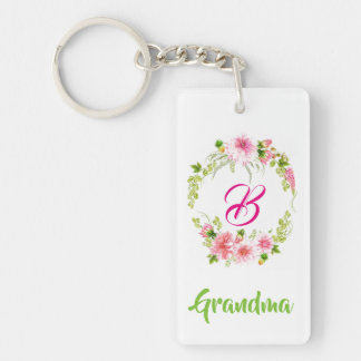 Porte-clés Porte - clé photo Monogramme