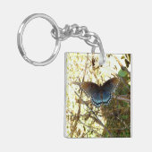 Porte-clés Porte - clé photo papillon (Devant gauche)