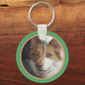 Porte-clés Porte - clé photo personnalisé (Recto)