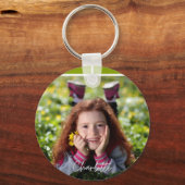 Porte-clés Porte - clé photo personnalisé (Recto)