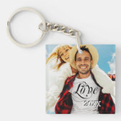 Porte-clés Porte - clé photo personnalisé (Devant)