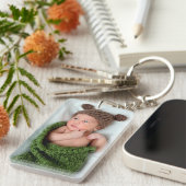 Porte-clés Porte - clé photo personnalisé (Devant droit)