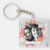 Porte-clés Porte - clé photo personnalisé (Devant)