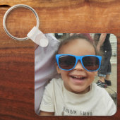 Porte-clés Porte - clé photo personnalisé (Recto)