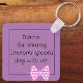 Porte-clés Porte - clé photo personnalisé (Verso)