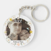 Porte-clés Porte - clé photo personnalisé (Dos)