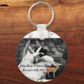 Porte-clés Porte - clé photo personnalisé Deer Doe Buck Woodl (Recto)