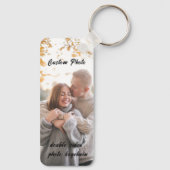 Porte-clés Porte - clé photo personnalisé double face (Verso)