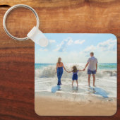 Porte-clés Porte - clé photo personnalisé Votre conception de (Recto)