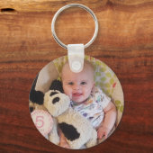 Porte-clés Porte - clé photo pour bébé personnalisé (Recto)
