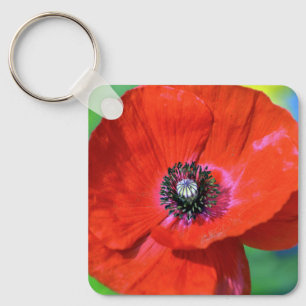 Porte-clés Porte - clé photo Red Poppy à Sunshine