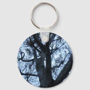 Porte-clés Porte - clé photo Silhouette Arbre