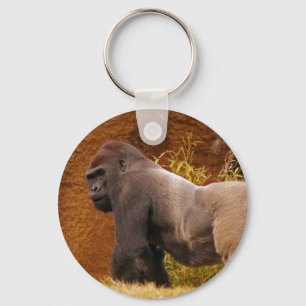 Porte-clés Porte - clé photo Silverback Gorilla