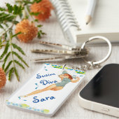 Porte-clés Porte - clé photo Swim Diva (Devant droit)