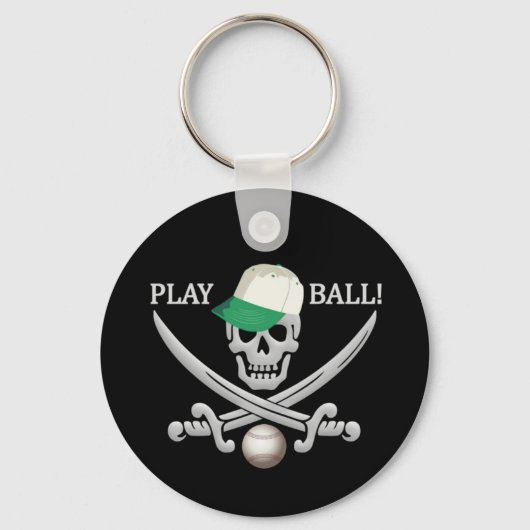 Porte-clés Porte - clé pirate de baseball (Recto)