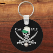 Porte-clés Porte - clé pirate de baseball (Recto)