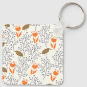 Porte-clés Porte - clé Plante d'oiseaux (Dos)