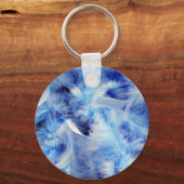 Porte-clés Porte - clé Plumes bleues (Recto)