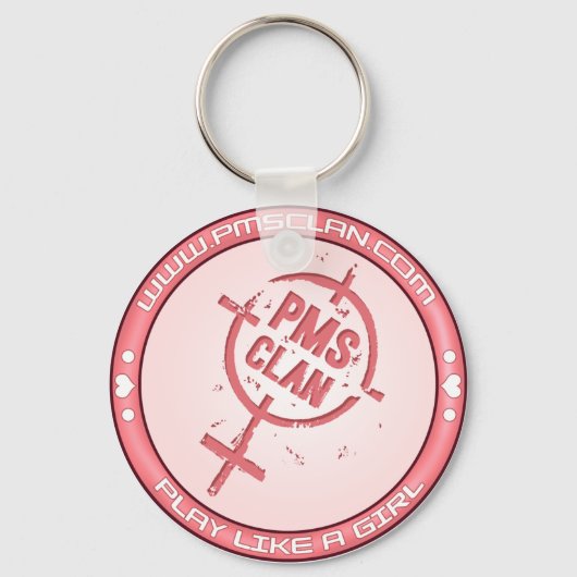 Porte-clés Porte - clé PMS - Logo rose 2 (Recto)