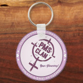 Porte-clés Porte - clé PMS - Logo Violet 2 (Recto)