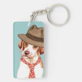 Porte-clés Porte - clé Pointer Papa (Dos)