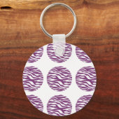 Porte-clés Porte - clé Pois d'impression Zebra (Recto)