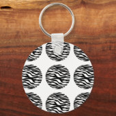 Porte-clés Porte - clé Pois d'impression Zebra (Recto)