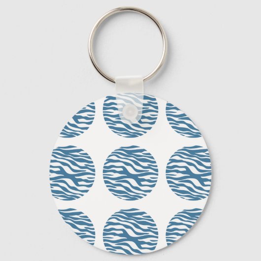 Porte-clés Porte - clé Pois d'impression Zebra (Recto)