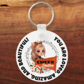 Porte-clés Porte - clé pom-pom girl (Recto)