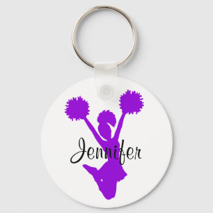 Porte-clés Porte - clé Pom-pom girl violet