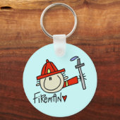 Porte-clés Porte - clé pompier (Recto)