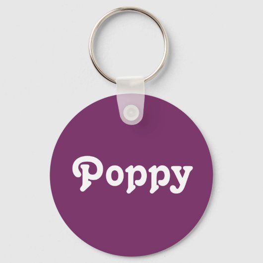 Porte-clés Porte - clé Poppy (Recto)