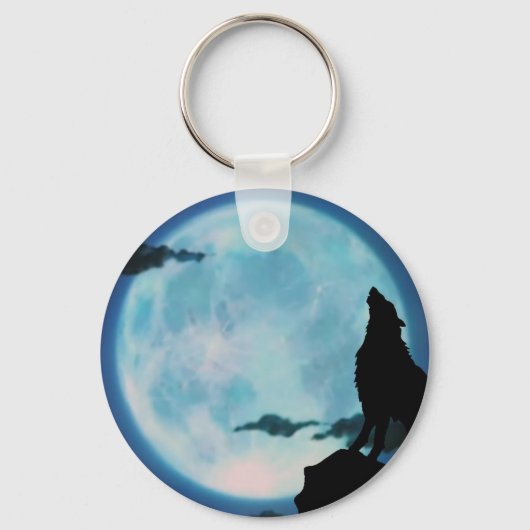 Porte-clés Porte - clé : Porte - clé du loup solitaire (Recto)