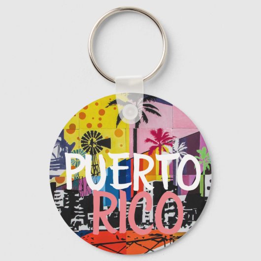 Porte-clés Porte - clé Porto Rico (Recto)