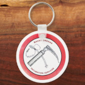 Porte-clés porte - clé pour anesthésiste médecin (Recto)