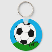 Porte-clés Porte - clé pour fans de football Monogrammed / Fo (Recto)