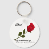 Porte-clés Porte - clé pour papa (Verso)