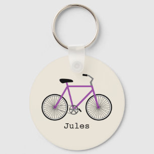 Porte-clés Porte - clé pourpre de bicyclette