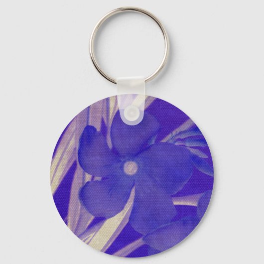 Porte-clés Porte - clé pourpre de fleur (Recto)