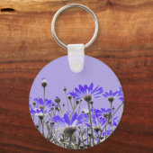 Porte-clés Porte - clé pourpre de marguerites (Recto)
