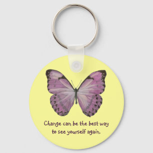 Porte-clés Porte - clé pourpre de papillon