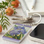 Porte-clés Porte - clé pourpre d'iris (Devant droit)