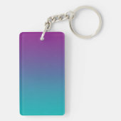 Porte-clés Porte - clé : POURPRE ET TEAL OMBRE (Dos)