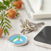 Porte-clés Porte - clé Premium bleu neige (Côté)