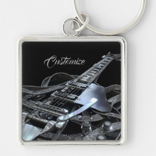Porte-clés Porte - clé Premium Silver Grey Electric