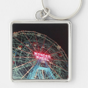 Porte-clés porte - clé Premium 'Wonder Wheel at Night'