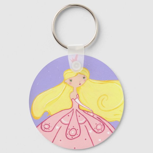 Porte-clés porte - clé princesse (Recto)