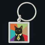 Porte-clés Porte - clé professionnel personnalisé<br><div class="desc">Emilio,  plus connu sous le nom de business cat,  est devenu un mème internet le 1er janvier 2011 quand la petite amie de son propriétaire a posté une photo de lui portant une cravate sur un forum en ligne.</div>